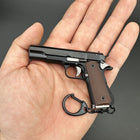 1:3 Scale M1911 Colt Pistol Keychain - Shell Ejectable Alloy Model
