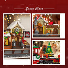 1362PCS Christmas Train Building Blocks Winter Railway Station Set