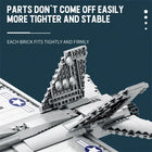 F-18 Strike Fighter Building Set | 1387PCS Military Jet Model | Toylvia