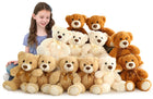 14-Inch Teddy Bears Bulk 12 Pack - Wholesale Stuffed Animal Set