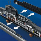 Strategic Nuclear Submarine Building Set | 1498PCS Military Navy | ToyIvia