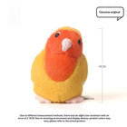 14cm Kawaii Spectral Parrot Plushie Cute Bird Stuffed Animal
