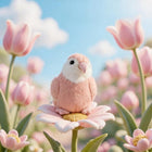 14cm Kawaii Spectral Parrot Plushie Cute Bird Stuffed Animal