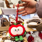 16CM Red Rag Doll Plush Pendant Keychain Bag Charm