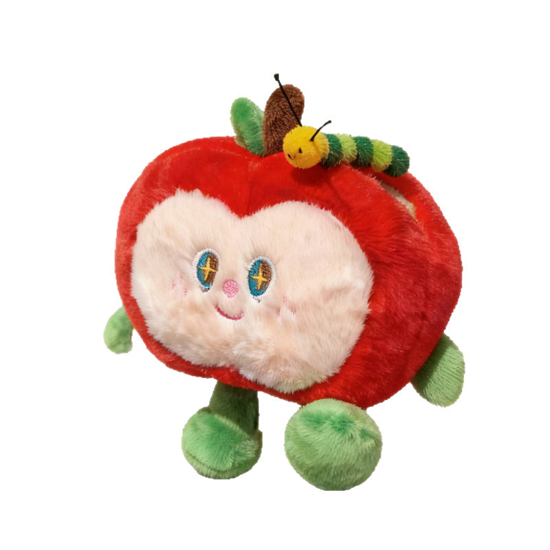 16CM Red Rag Doll Plush Pendant Keychain Bag Charm