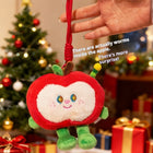 16CM Red Rag Doll Plush Pendant Keychain Bag Charm