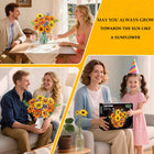 Sunflower Bouquet Building Set | 1011PCS Botanical with Lights | ToyIvia