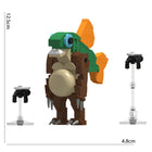 176PCS Brainrot Bricks Tung Tung Sahur Orso Pesce Figures Set
