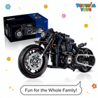 1:8 Night Racer Motorbike Building Blocks Set - 562pcs MOC Motorcycle