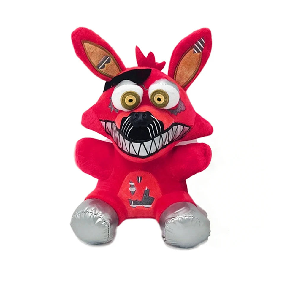 18cm Nightmare Foxy FNAF 4 Plush Stuffed Animal Toy