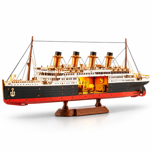 1912 Eternal Atlantic Voyager 3D Wooden Puzzle 433PCS Model Kit