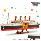 1912 Eternal Atlantic Voyager 3D Wooden Puzzle | 433PCS Model Kit | ToyIvia