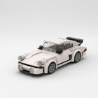 The Arctic Streak: 196-Piece White Sports Car DIY Construction Kit