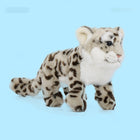 19CM Realistic Snow Leopard Plush Toy Cute Mascot Doll