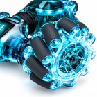 2-4ghz-4wd-gesture-sensing-rc-stunt-car-double-sided-led-toy: accurate close-up macro detail.