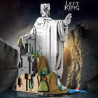 2-in-1 King Stone Statue Bookend Building Blocks Model Set