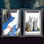 2-in-1 King Stone Statue Bookend Building Blocks Model Set