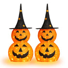 2-Pack 3FT Halloween Collapsible Pumpkin 150 LED Pop-Up Decor