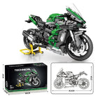 2088PCS Technical Super Motorcycle Building Blocks - 1:5 Scale Racing Bike Model | Toylvia™