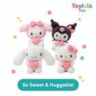 22cm Sanrio Heart Pillow Plush | Hello Kitty, Kuromi, My Melody | Toylvia