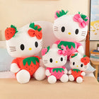 22cm Strawberry KT Cat Plush Toy | Kawaii Kitty Doll | Toylvia
