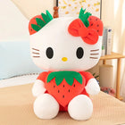 22cm Strawberry KT Cat Plush Toy | Kawaii Kitty Doll | Toylvia