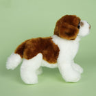 23CM Saint Bernard Dog Plush Doll Soft Stuffed Puppy Toy