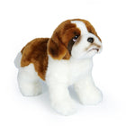 23CM Saint Bernard Dog Plush Doll Soft Stuffed Puppy Toy