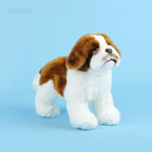23CM Saint Bernard Dog Plush Doll Soft Stuffed Puppy Toy