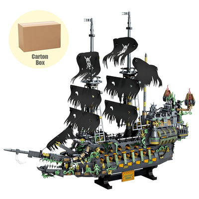 2434PCS Flying Dutchman Pirate Ship Building Blocks Model Set