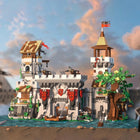 2568PCS Knight's Fortress Medieval MOC Building Blocks Set