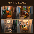 2568PCS Knight's Fortress Medieval MOC Building Blocks Set