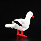 25CM Realistic Red-Billed Gull Plush Toy Stuffed Bird Doll