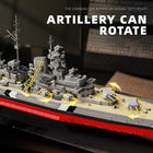 2686PCS Bismarck Battleship 1:300 Scale Building Blocks Kit