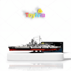 2686PCS Bismarck Battleship 1:300 Scale Building Blocks Kit