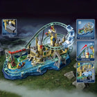 2694PCS Magic Castle Motorized Roller Coaster Building Blocks Set