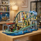 2694PCS Magic Castle Motorized Roller Coaster Building Blocks Set