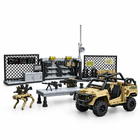 271PCS Military Polaris Armored Vehicle and Guard Post Building Blocks Kit