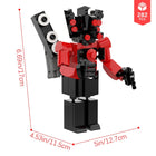 282Pcs Large Speakerman Building Block Set - Skibidi Toilet Robot