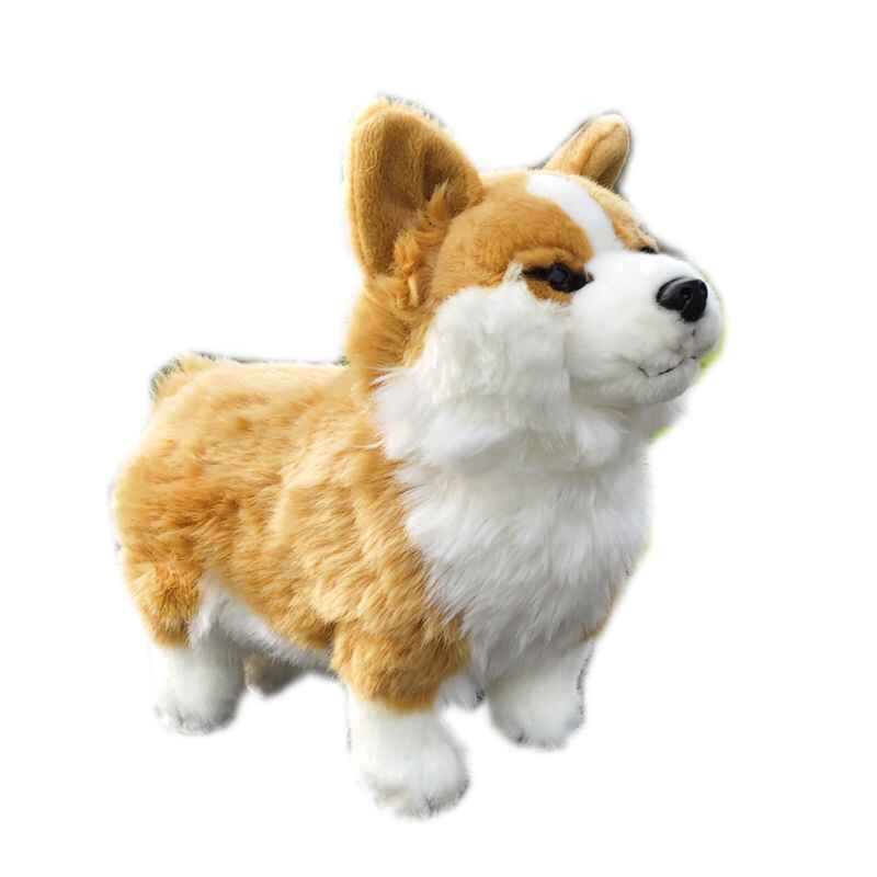 30CM Cute Welsh Corgi Plush Toy Short-Legged Dog Stuffed Animal