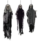 3-Pack Hanging Halloween Skeleton Ghost Grim Reaper Props