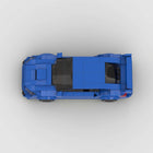 303PCS Blue Sports Car Building Blocks - DIY Racing Vehicle Model