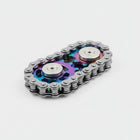 Stainless Steel Chain Gear Metal Fidget Spinner EDC Desk Toy