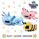 30cm Blue Axolotl Plush Toy | Kawaii Stuffed Animal Doll | Toylvia