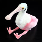 30CM Realistic Heron Plush Toy Stuffed Bird Figurine Doll
