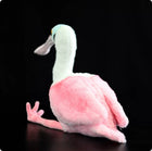 30CM Realistic Heron Plush Toy Stuffed Bird Figurine Doll