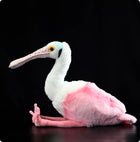 30CM Realistic Heron Plush Toy Stuffed Bird Figurine Doll
