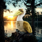 30CM Lifelike Pelican Plush Toy Soft Stuffed Bird Animal