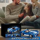 312PCS Blue Sports Car Building Block Set – Classic Roadster Model Kit for Adults & Teens