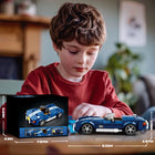 312PCS Blue Sports Car Building Block Set – Classic Roadster Model Kit for Adults & Teens